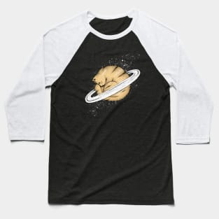 Cat Saturn colored (Caturn) Baseball T-Shirt
